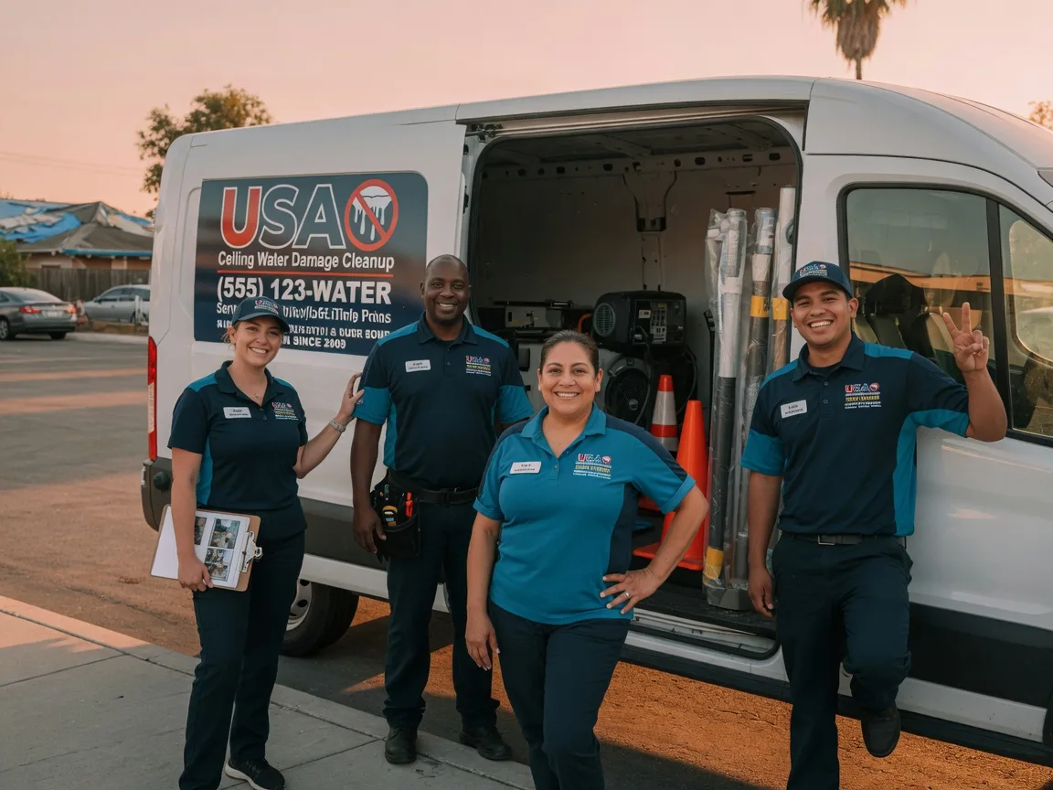 Ceiling Water Damage Restoration company in Pollocksville, NC