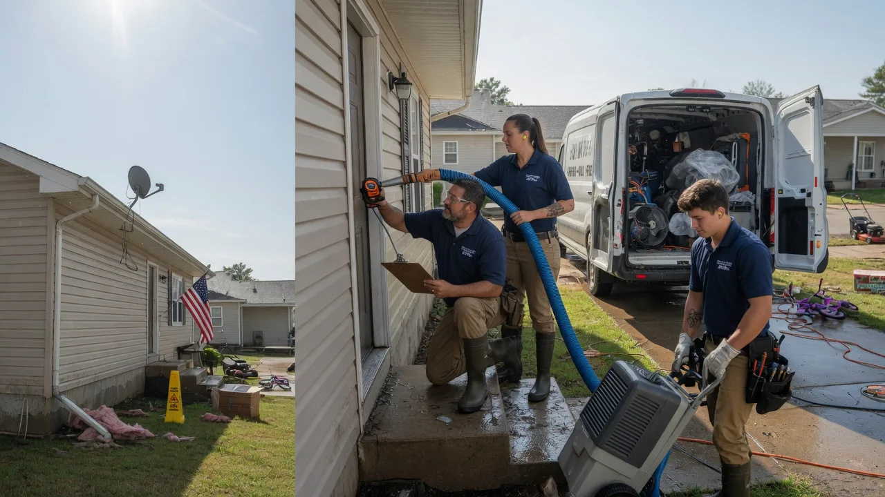 Ceiling Water Damage Restoration in Pollocksville, NC near me
